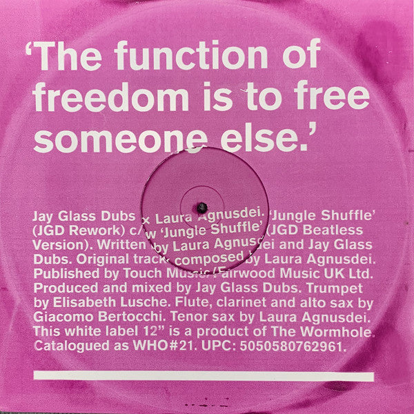 Jay Glass Dubs & Laura Agnusdei • Jungle Shuffle (Pink)